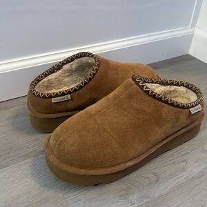 BearPaw Brown Suede Slip-Ons size 10
